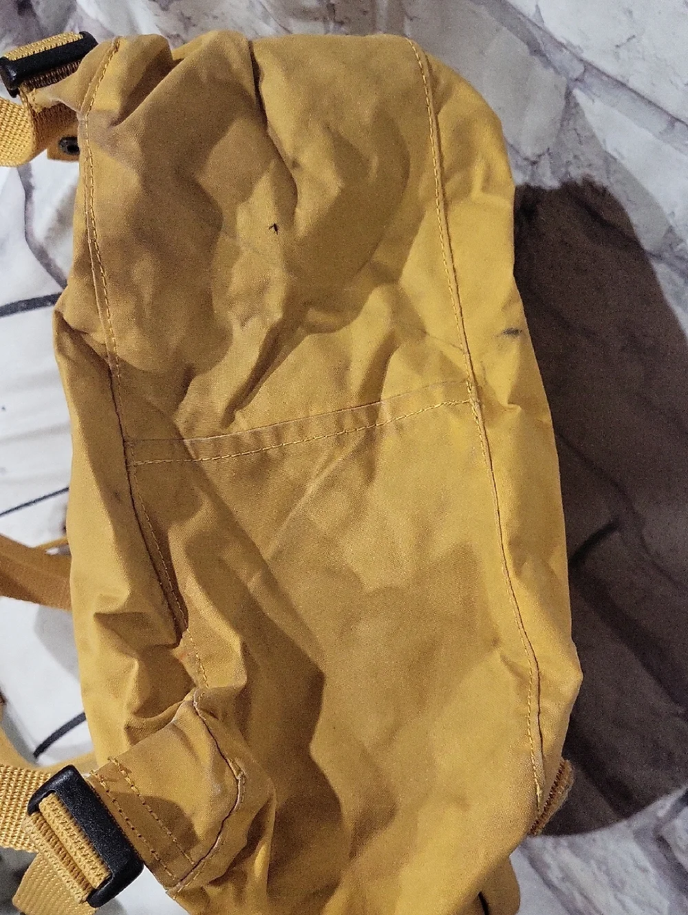Fjallraven Kanken Backpack in Mustard/Tan Yellow